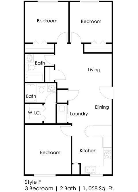 Floorplan - Regency Palms Apartments