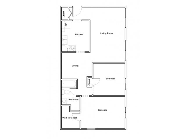 Derby Two Bedroom - Ventnor Apartments