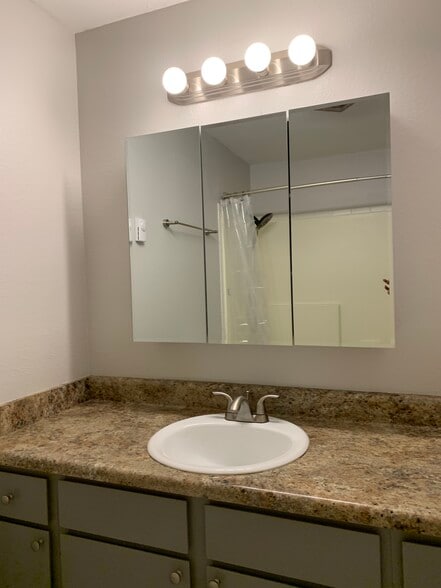 Upstairs vanity - 901 Florida Rd