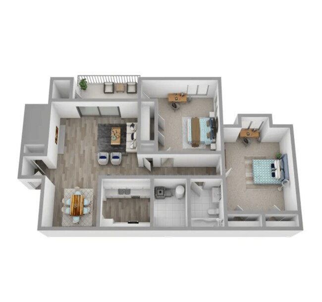 Floorplan - 1 Park Central Apartment Homes