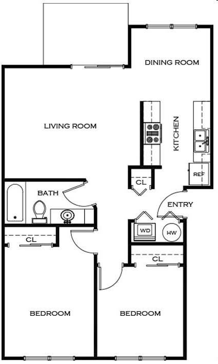 2BR/1BA - Pier Park