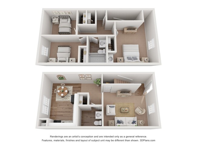 Floorplan - Hyde Park Townhomes