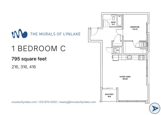 Floorplan - The Murals of LynLake
