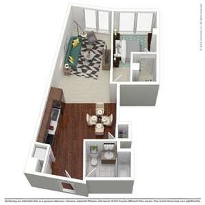 1br/1ba - Rincon Green