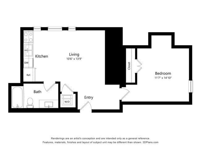 Floorplan - Upper Post Flats