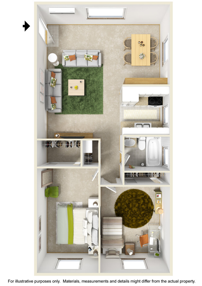 Floorplan - Allison Court Apartments