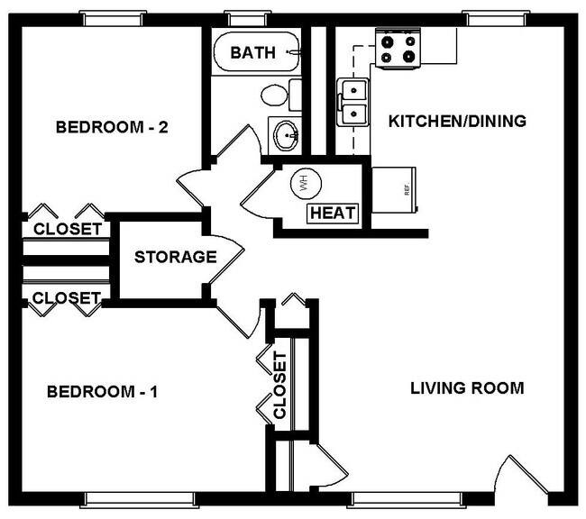 Floorplan - Springhill Apartments