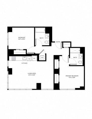 Floorplan - Third at Bankside