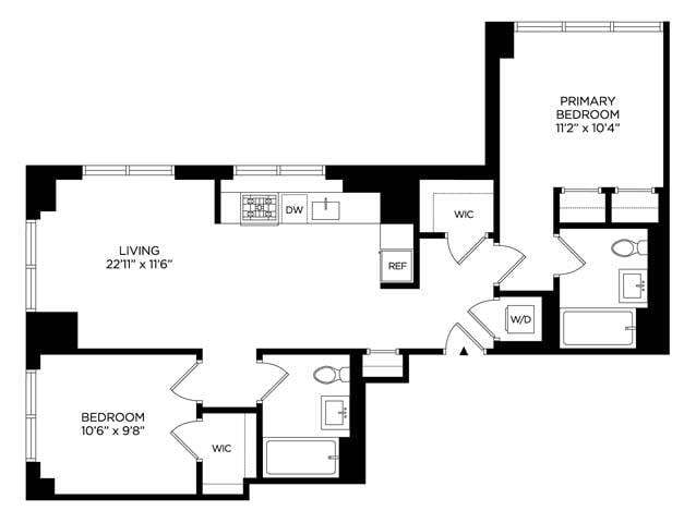 Floorplan - Lincoln at Bankside