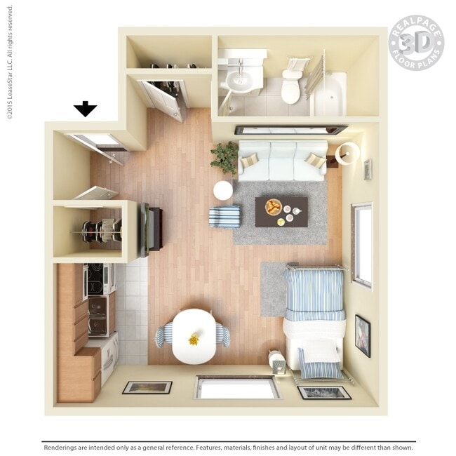 Floorplan - Brentwood Apartments