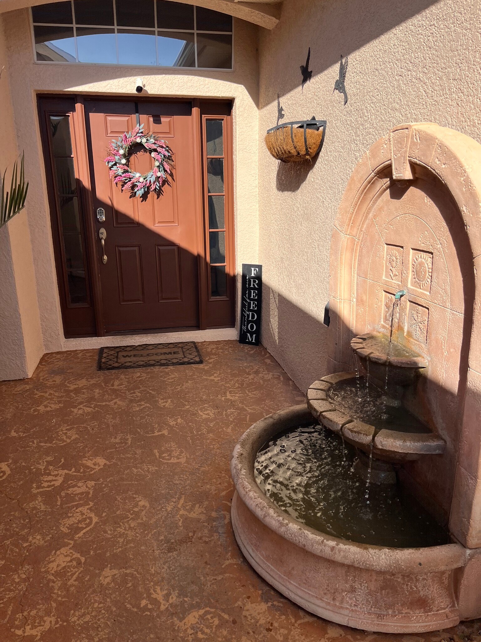 Front entry with Fountain - 12426 23rd St E