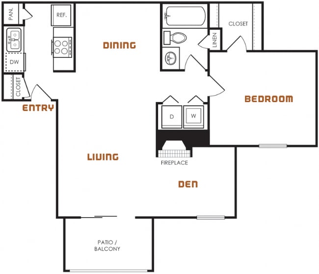 Floorplan - Emmitt Luxury Apartments