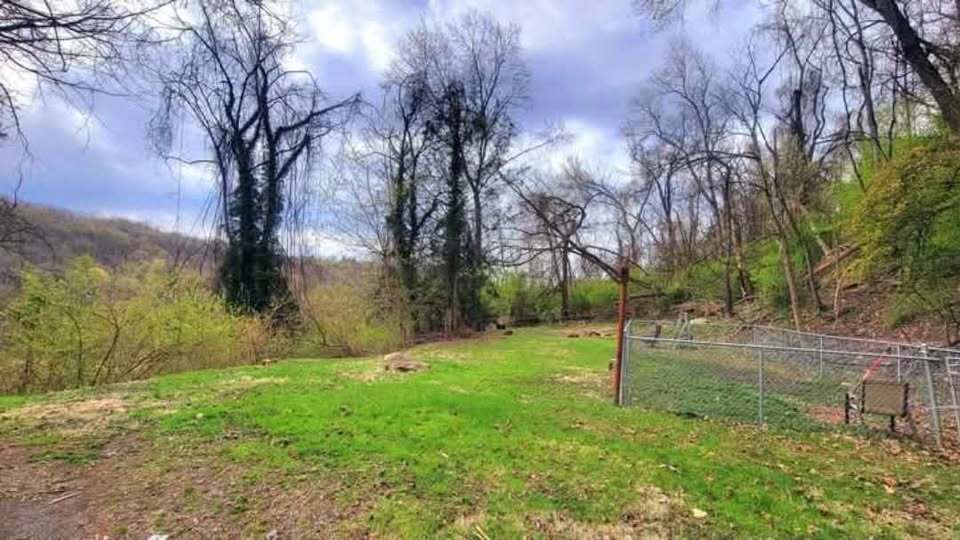 Paritally fence back yard - 1003 Middle Rd