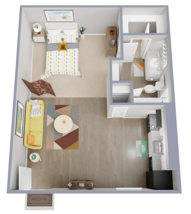 E1 Floorplan - Palatia Apartment Homes