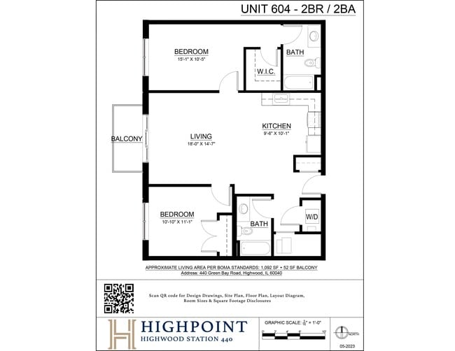 Floorplan - HIGHPOINT Highwood Station 440