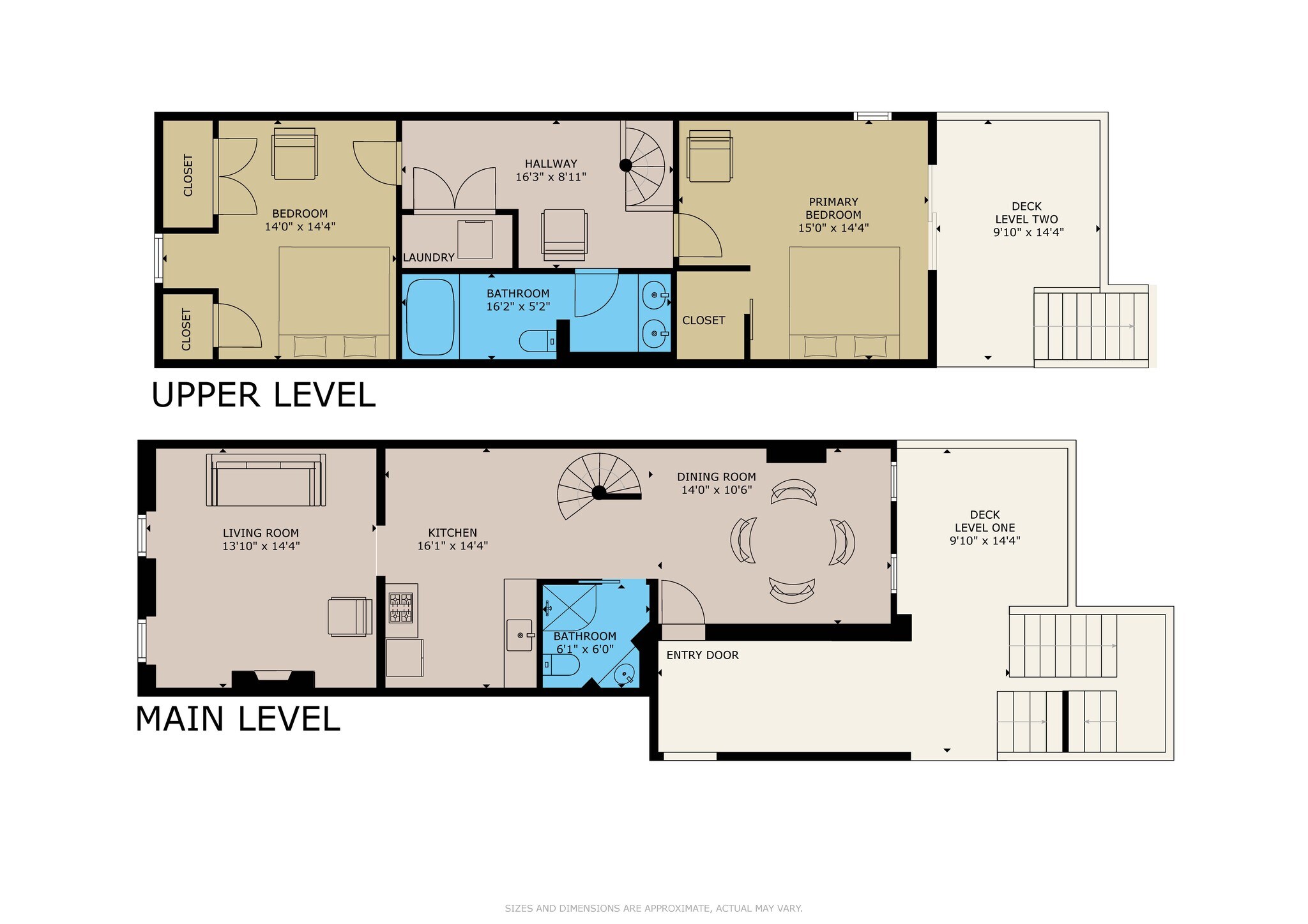 two level apt - 3231 Morganford Rd