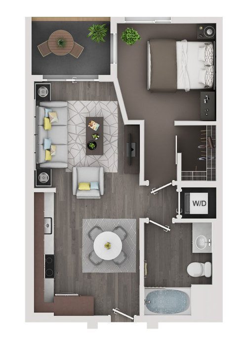 Floorplan - Fusion Encore Hollywood