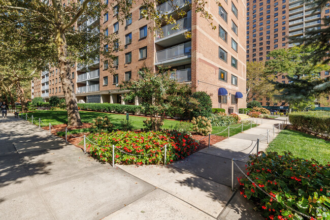 Back entrance - St. James Towers