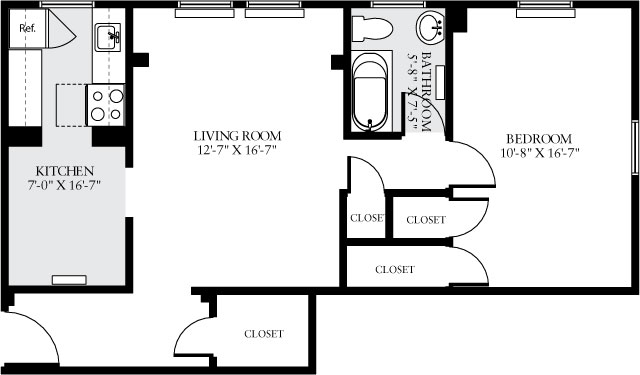 Floorplan - eaves Tunlaw Gardens