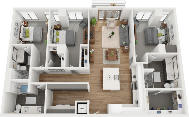 Floorplan - Deca Apartments