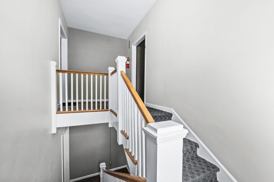 Stairs up - 1112 Clifton Ln