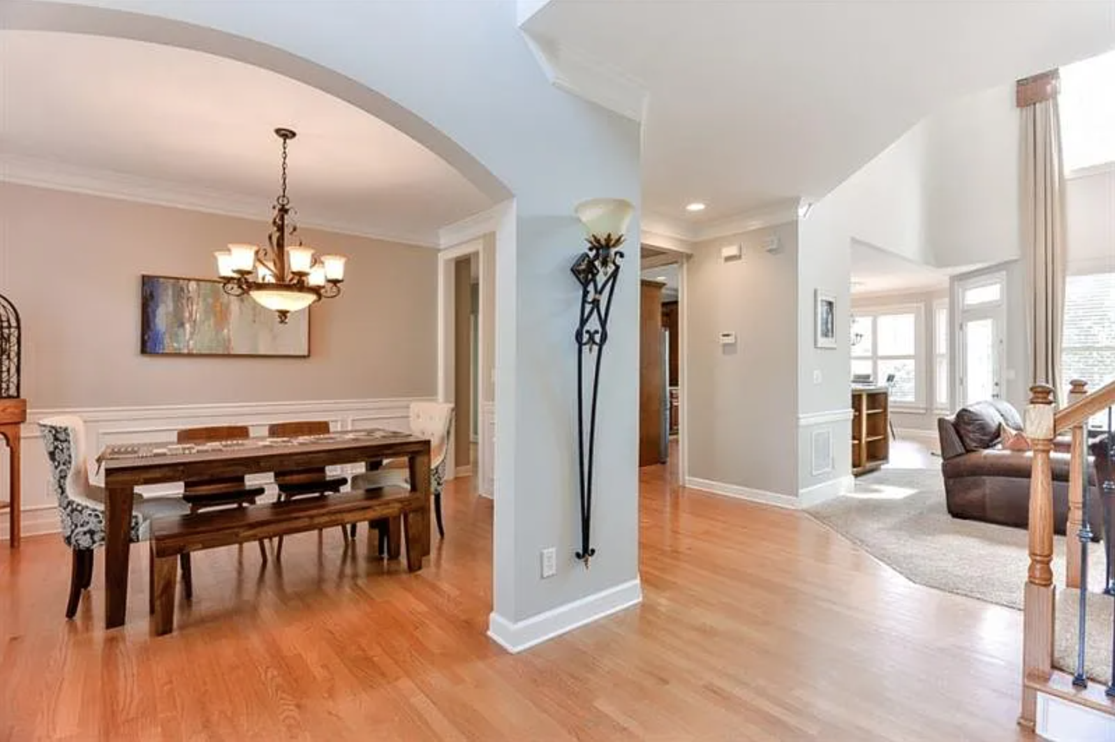 Main Level: 2-Story Foyer & Formal Dining Room - 5418 Highland Preserve Dr