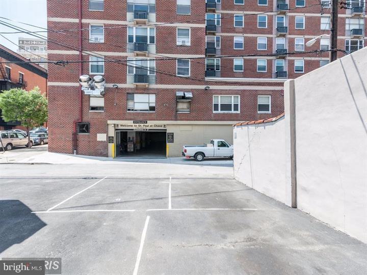 Garage entrance - 1101 Saint Paul St