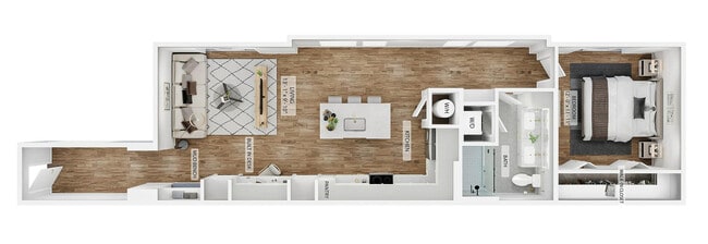 1BR/1BA - A7 - The Mercury