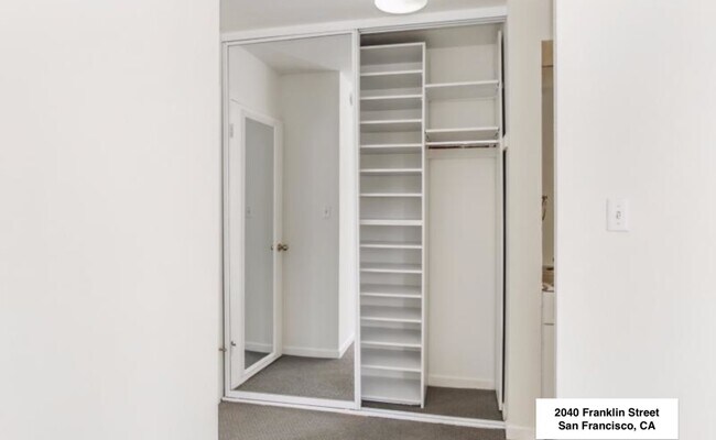 Master bedroom closet - 2040 Franklin St