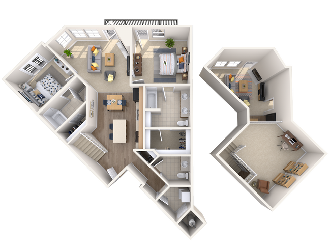 Floorplan - Lake Vista Apartments