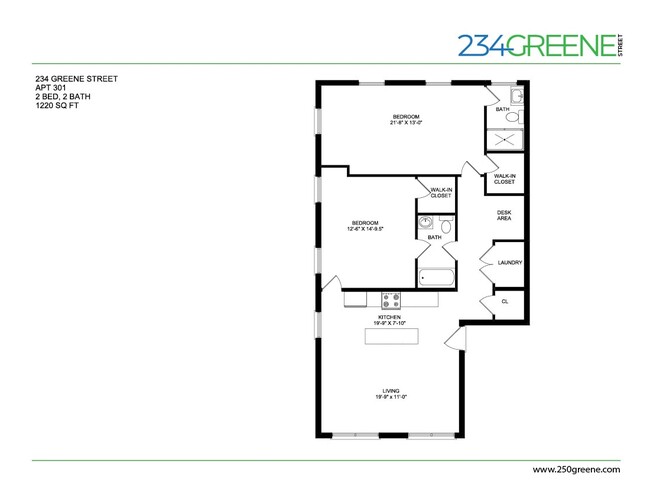 Floorplan - 250 Greene St