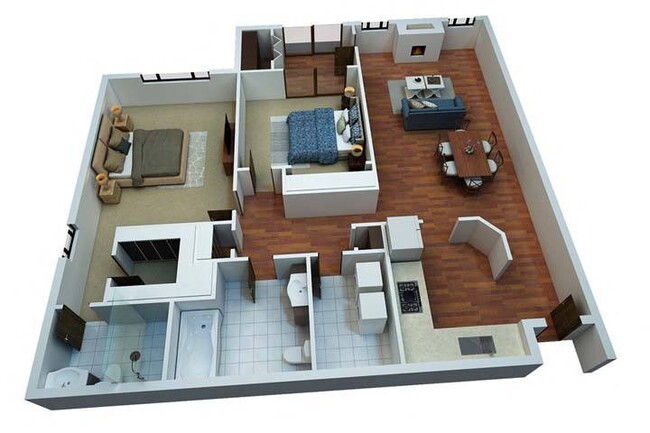 Floorplan - The Austin Apartment Homes