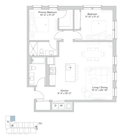 Floorplan - 520 E Armour