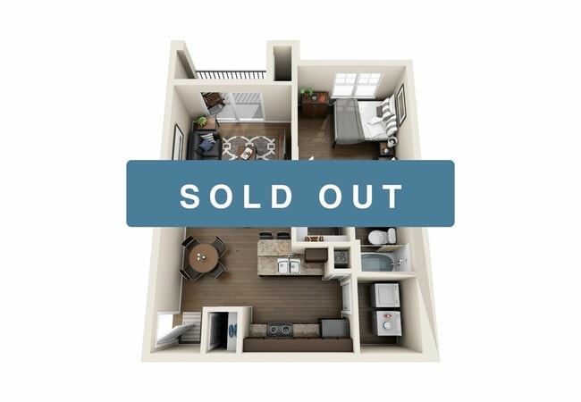 1 Bedroom 1 Bathroom - A1 - The Hudson