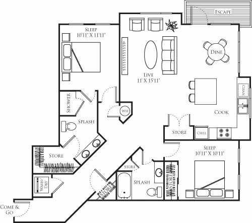 Floorplan - red160