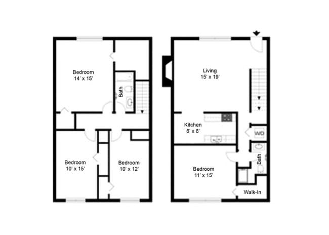 Floorplan - Wilshire Lofts and Townhomes