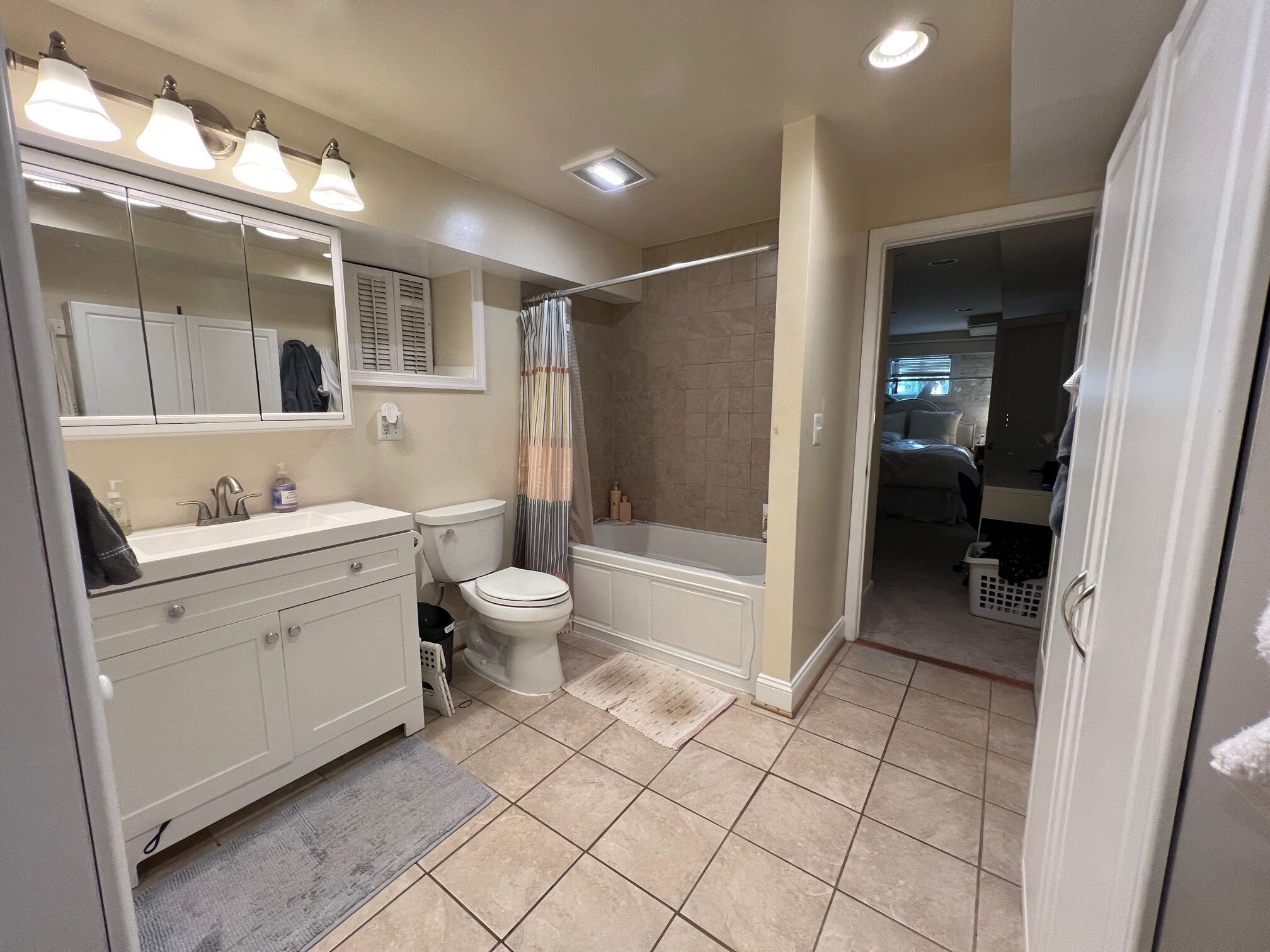massive second renovated bathroom - 1305 Potomac St NW
