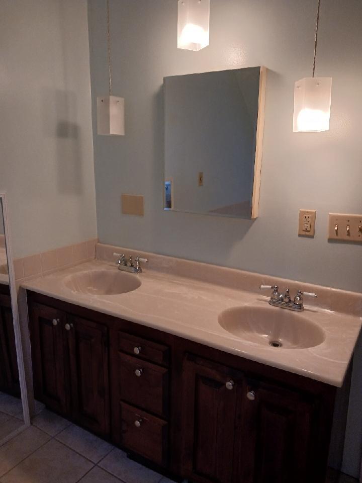 Double sink vanity - 1216 NH Route 175