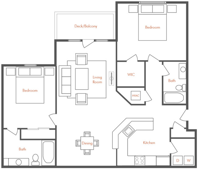 Floorplan - Pheasant Run Apartments