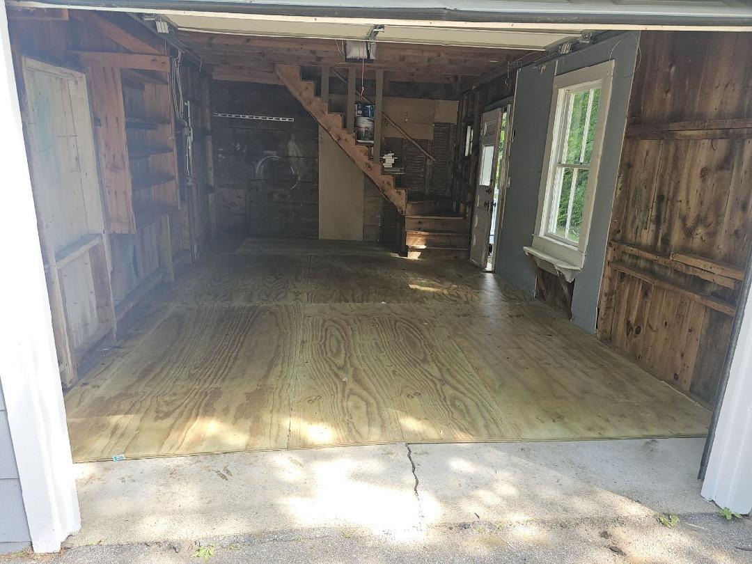 Garage Interior, Stairs to Second Floor Storage Area - 22 Fletcher St