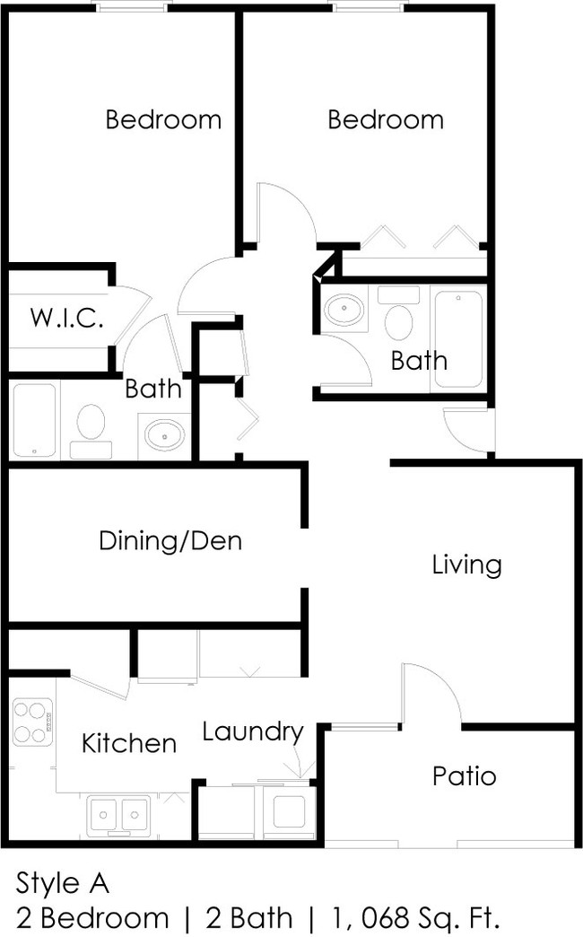 Floorplan - Regency Palms Apartments