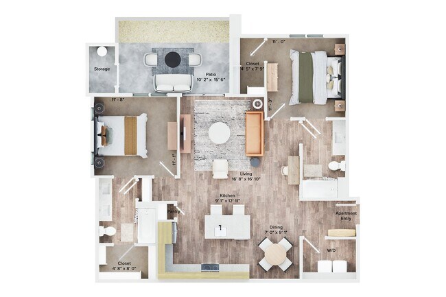 Floorplan - The Aster at Mountain Vista