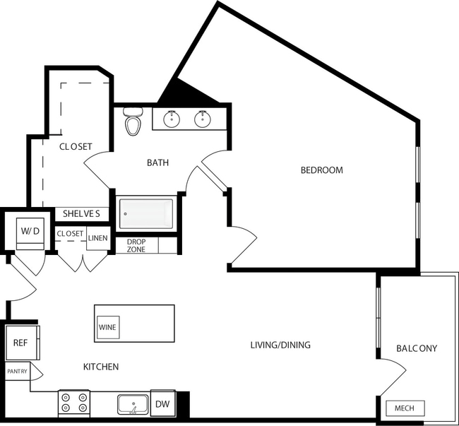 Floorplan - Mara Pacific Beach