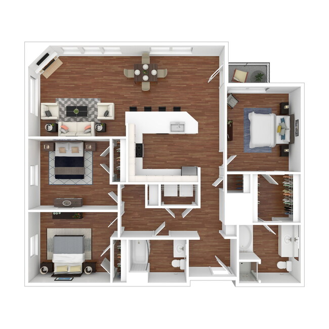 Floorplan - 7166 at Belmar