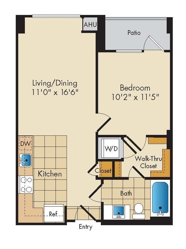 Floorplan - Flats 130 at Constitution Square