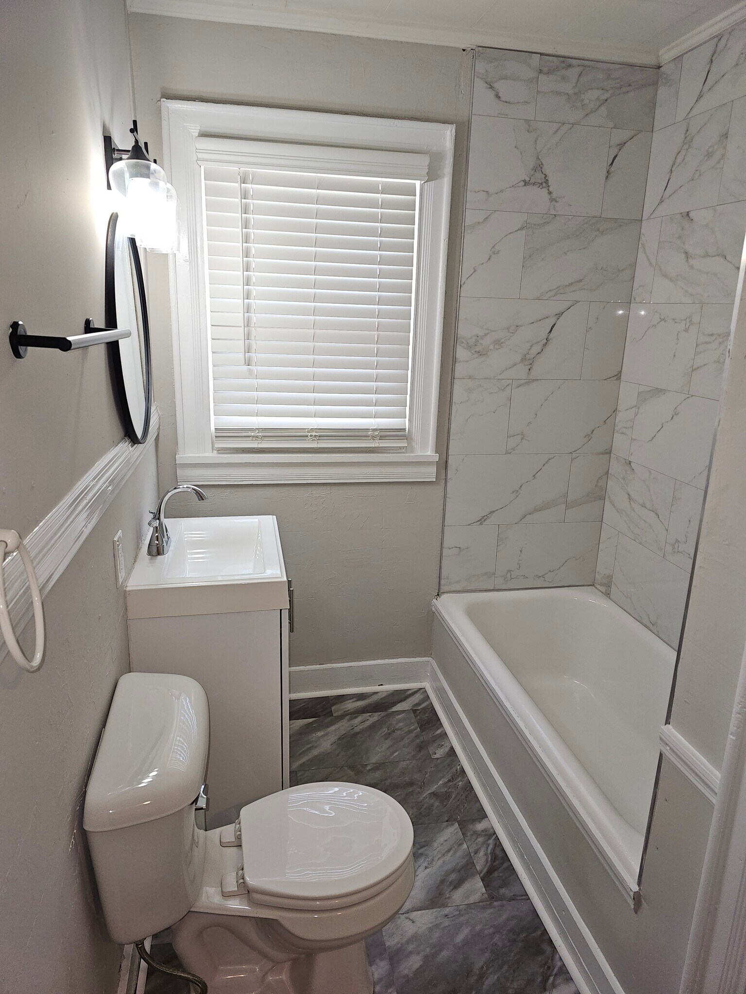 Updated bathroom - 131 E Park Ave