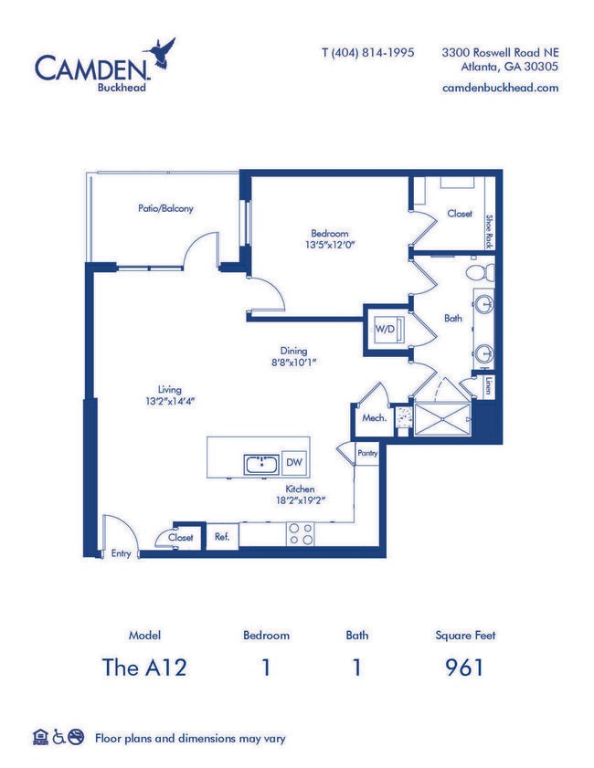 Floorplan - Camden Buckhead