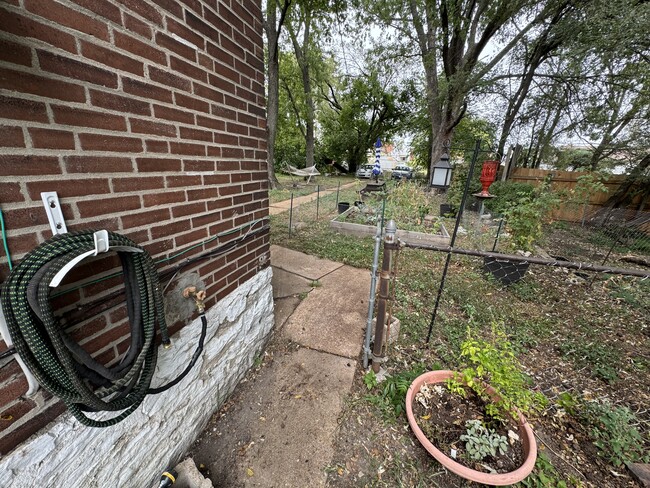 Spigot for gardening. - 5313 Magnolia Ave