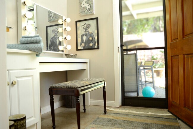 Part of bathroom, back door - 607 Buena Loma St