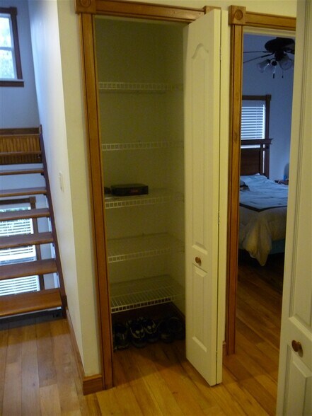 linen closet across from W/D - 21 James Ave